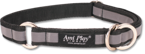 Ami Play obroża nylonowa regulowana z paskiem odblaskowym dla wiekszego pieska NXO 34-55/2,5cm
