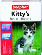 Beaphar Kitty’s Junior Biotine przysmak dla kociąt 150sztuk