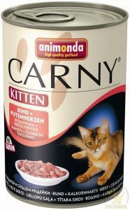 Animonda Carny Kitten wołowina/serca indycze 400g