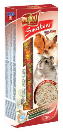 Vitapol Smakers popcorn kolby dla gryzoni 2sztuki/90g