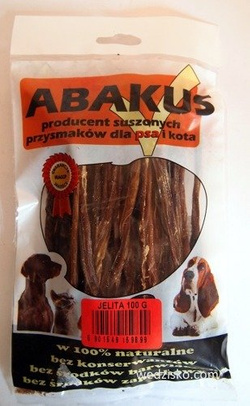 Abakus jelita wieprzowe suszone 100g