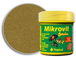 Tropical Mikrovit Spirulina pokarm dla narybku ze spiruliną 50ml