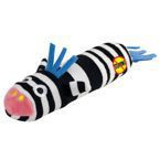 Petstages Pluszowa zebra z piszczałkami 18cm