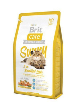 Brit Care Cat Sunny Beautiful Hair łosoś i ryż 2x7kg