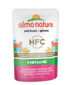 Almo Nature HFC Natural kurczak i łosoś w naturalnym sosie 6x55g