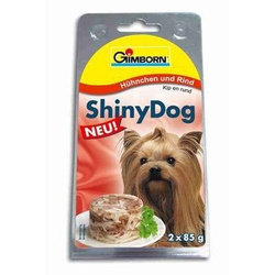 Gimborn Shiny Dog kurczak z wołowiną puszka 2 x 85 g