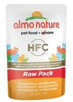 Almo Nature HFC Raw Pack udko z kurczaka 6x55g