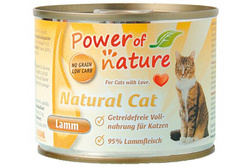 Power of Nature Natural Cat jagnięcina karma dla kotów w puszce 200g