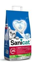 Żwirek niezbrylający Sanicat Aloe Vera 7 Days 4l (2,8kg)