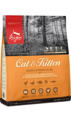 ORIJEN Cat & Kitten karma dla kotów dorosłych i kociąt 1,8kg