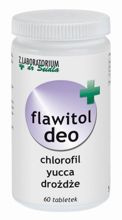 Dermapharm Flawitol Deo z chlorofilem i Yucca Schidigera 60 tabletek