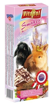 Vitapol Smakers z czekoladą kolby dla królika 2sztuki/90g