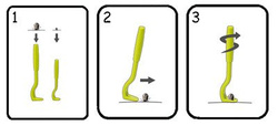 Kleszczołapki Tick Twister haczyki do usuwania kleszczy 2 sztuki