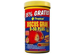 Tropical Discus Gran D-50 Plus wybarwiający pokarm granulowany dla paletek 100ml