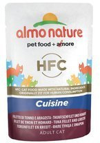 Almo Nature HFC Cuisine filet z tuńczyka z homarem 6x55g