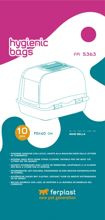 Ferplast duże torby higieniczne FPI 5363 do kuwety Bella Maxi