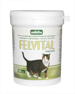 Mikita Felvital + tauryna 100tabletek