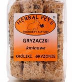 Herbal Pets gryzaczki kminowe dla królików i gryzoni 160g