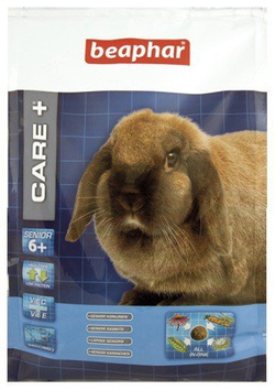 Beaphar Care + extruded Rabbit Senior Food pokarm dla starszych królików 1,5kg