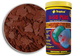 Tropical D-50 Plus wybarwiający pokarm płatkowy dla paletek 1200ml