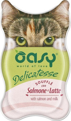 Oasy Delicatesse Souffle suflet łosoś i mleko 85g