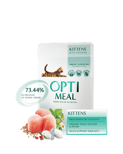 OptiMeal kitten dla kociąt z kurczakiem 85g