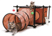 Kitty City Hideaway Cave kryjówka z tunelem 45cm