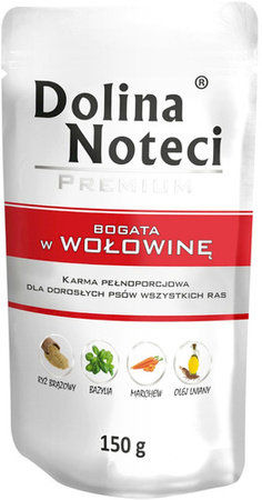 Dolina Noteci karma premium bogata w wołowinę 150g