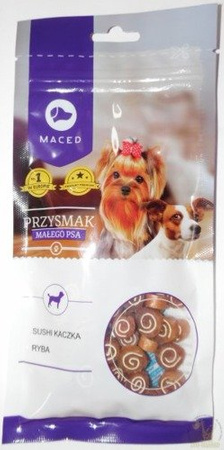 Maced przysmak małego psa sushi kaczka z rybą 60g