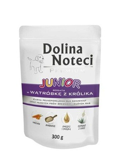 Dolina Noteci junior karma premium bogata w wątróbkę z królika 300g