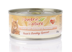 Power of Nature łosoś z cukinią i pasternakiem karma dla kotów puszka 12x70g