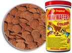 Tropical Mini Wafers Colour wybarwiający pokarm w formie wafelków dla ryb dennych i skorupiaków 150ml