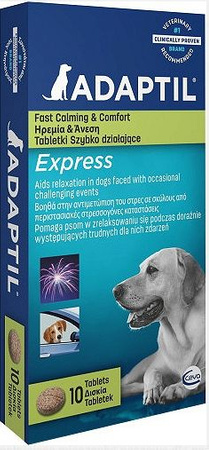 Adaptil Express tabletki uspokajające dla psa 10tab.