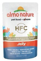 Almo Nature HFC Jelly tuńczyk i sola w galaretce 6x55g