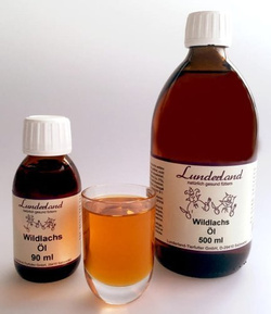 Lunderland olej z dzikiego łososia z Alaski 500ml