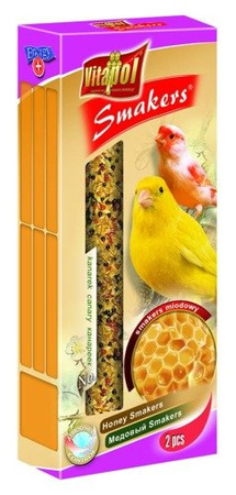 Vitapol Smakers miodowy kolby dla kanarka 2szt/90g