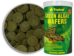 Tropical Green Algae Wafers pokarm w formie wafelków dla glonojadów ze spiruliną 100ml