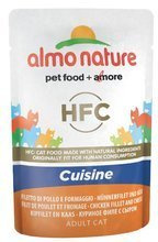 Almo Nature HFC Cuisine filet z kurczaka z serem 6x55g