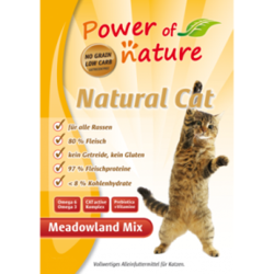 Power of Nature Natural Cat GF Meadowland Mix 7,5kg