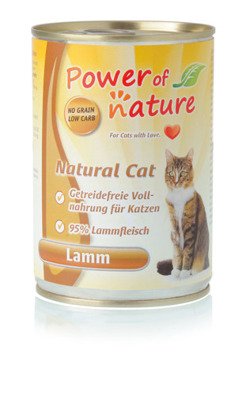 Power of Nature Natural Cat jagnięcina karma dla kotów w puszce 400g