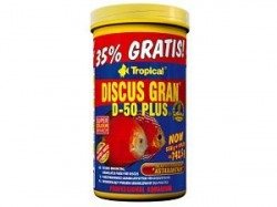 Tropical Discus Gran D-50 Plus wybarwiający pokarm granulowany dla paletek 100ml