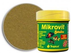 Tropical Mikrovit Spirulina pokarm dla narybku ze spiruliną 50ml